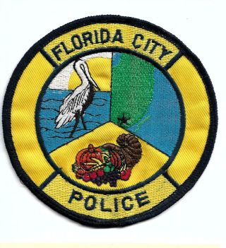 Old Style Florida City Police Patch