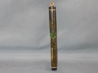 Gold Medal Vintage Green Ring Top Fountain Pen - - Flexible Medium Nib