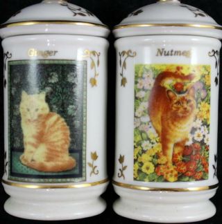 Lenox Collectibles Cats of Distinction 3 Spice Jars 5
