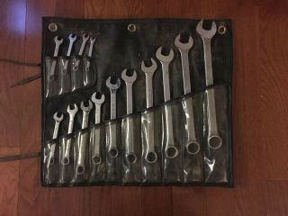 Vintage 14 Piece Wrench Set 1/4” To 1 - 1/16”