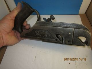 Vintage Stanley Rule & Level No.  78 Rabbet Hand Wood Plane Made Usa Pat 6 - 7 - 10