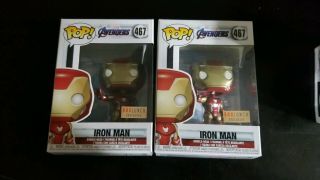 Funko Pop Marvel Avengers Endgame Iron Man Box Lunch Exclusive 467