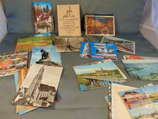 56 Vintage Postcards Norway Sweden Holland People Street Scenes Countryside Art