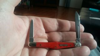 Case Tuxedo Knife 62156 Longtail C Serial 237 Of 300 Rare Red Appaloosa Bone