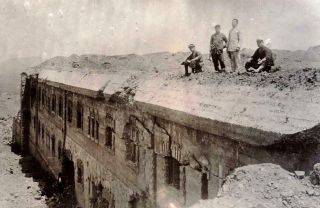 China Russian Japanese War 1904 Destroyed Fort Port Arthur 3x Orig Photos