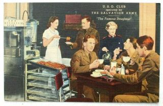 Vtg 1900s U.  S.  O.  Club The Salvation Army Postcard (12 Of 1000)