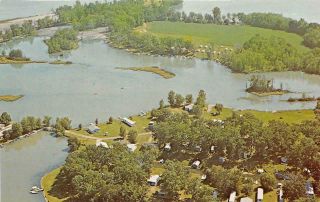 Coldwater Mi 1969 Aerial View Of Area Just North Of The Town Vintage Mich 566