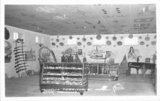 1940s Frasher Museum Territorial Prison Yuma Arizona Rppc Photo Postcard 5387
