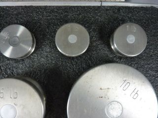 Rice Lake Scale Test Weights 1/4 Ounce to 10 Pounds 31 Pounds Total Stainless 6