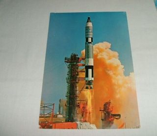 Seven " Giant Post Card " Color Views Cape Canaveral & John Kennedy Space Centers