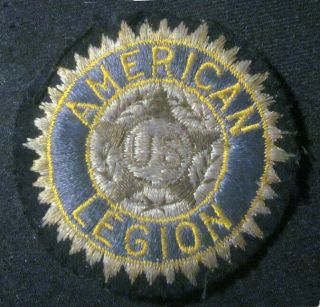 Vintage Us American Legion Embroidery Patch Emblem