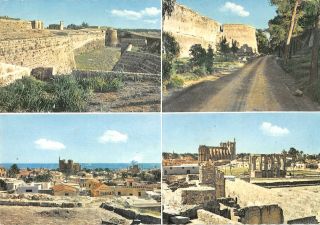 B108839 Cyprus Famous Old City Of Famagusta Panorama Fortress