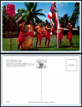 Hawaii Postcard - Lihue,  Island Of Kauai,  Palms Resort Hotel J8