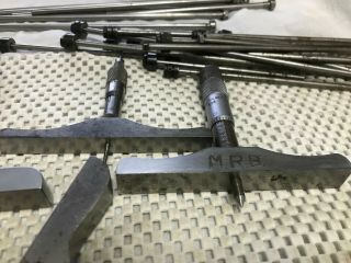 MISCELLANEOUS DEPTH MICROMETERS MITUTOYO BROWN AND SHARPE 5