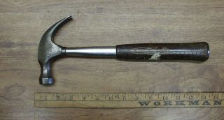 Vintage True Temper A - 16 Curved Claw Hammer 5 - 1/8 " Head,  Brown Rocket Grip,  Xlint
