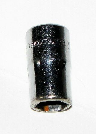 Snap - On 1/4 " Drive 6 - Point S 5/16 " Flank Drive Shallow Socket (tm10)