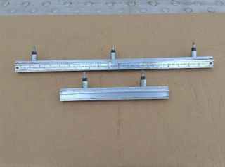 Craftsman Table Saw Md 113.  29903 Gear Guide Rails Aluminum With Bolts Cts - 159