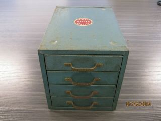Vintage Wards Master Quality Parts Cabinet 29
