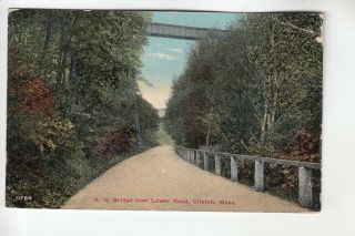 Railroad Bridge Over Lower Road Clinton Ma