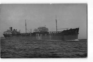 Steamer Cargo Ship Little Rock Vintage Rppc Real Photo