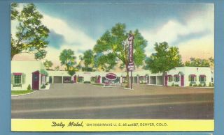 Denver,  Co/ Doty Motel/ Exterior/ Small Bldgs/ Chrome Postcard