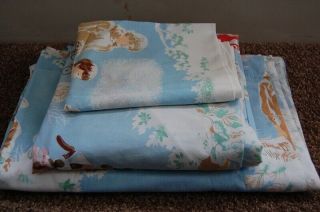 Set Of Vintage Et The Extra - Terrestrial Sheets With Pillowcase Twin