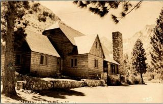 Rppc 1935.  Glacier Lodge.  Big Pine,  Ca.  Postcard 1a15