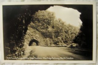 Estate Vintage Real Photo Postcard - Blue Ridge Parkway - North Carolina