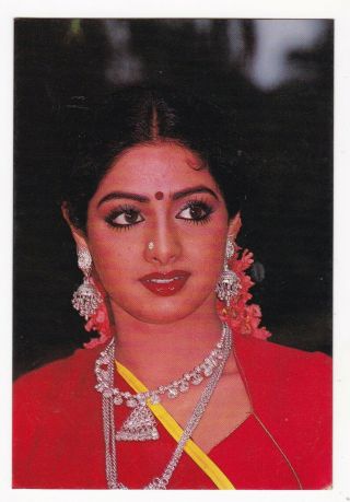 Sridevi,  Sri Devi Bollywood Postcard (bap 337)