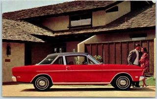 1968 Ford Falcon Futura Car Advertising Postcard Read Mullan Motors Phoenix Az