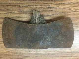 Vintage Axe Head - Unknown Maker - 3 1/4 Pounds - Double Bit - As Found In Shed