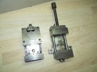 2 Vintage Work Hold Drill Milling Machine Work Piece Holding Vises User Made