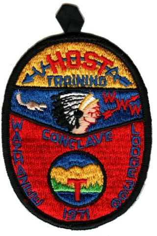 Boy Scouts Oa Conclave Area 5a 1971 Section Bsa Patch Badge