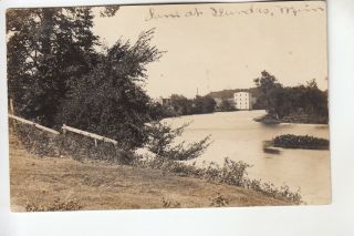 Real Photo Postcard Ames Mills Dam At Northfield Mn