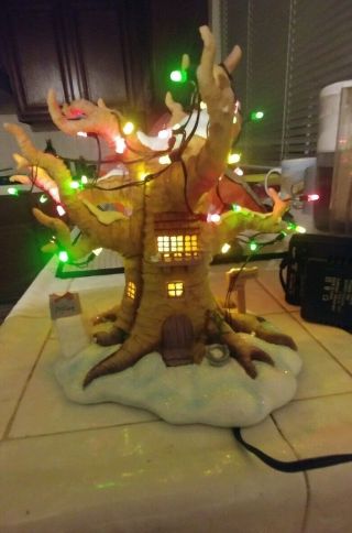 Piglet Christmas Light Lighted Tree House Snowman Winnie The Pooh