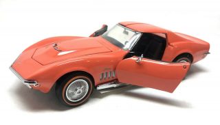 Franklin 1969 Chevrolet Corvette 1:24 Scale Die - Cast Car