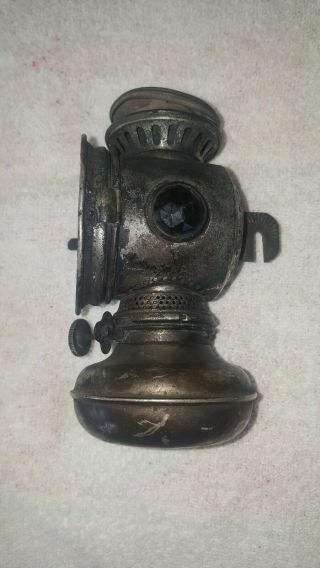 Vintage Driving Oil Lamp " Banner 99 P&a ".  Made In United State 