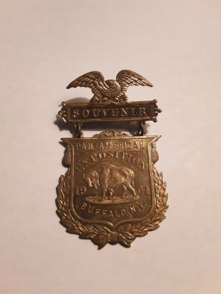 1901 Pan - American Exposition - Buffalo,  Ny Souvenir Pin