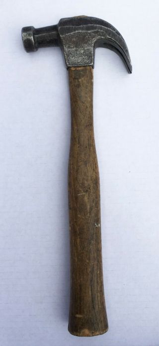 Very Rare Union Tool Company Charleston W.  Va.  Claw Hammer W Wood Handle