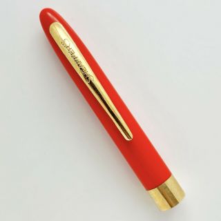 Nos Vintage Vermillion Sheaffer Snorkel Mechanical Pencil Cap Hard To Find Color