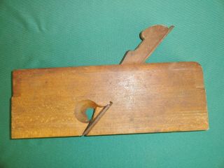 Wood Molding Plane By Bensen & Crannell With Signed Cutter - Owner G.  B.  Mcclyman