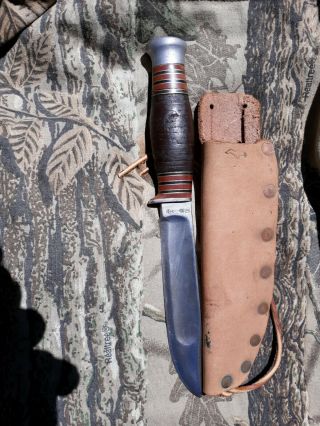 Antique Wade And Butcher 10 Inch Hunting Knife