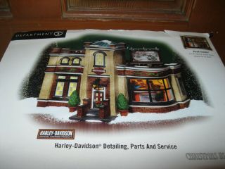 D 56 Department 56 Harley - Davidson Detailing,  Parts,  and Service 2