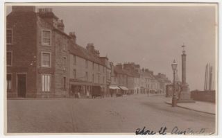 Uk Scotland Fife Anstruther Shore Street Real Photo Postcard Issued Circa 1935