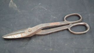 Vintage Wiss Tin Snips Shears Tool No.  18 - 13 - 13/16 " Long Usa