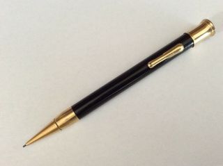 Vintage Conklin Black And Gold Mechanical Pencil