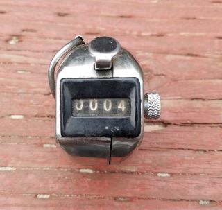 Vintage Selsi Tally Register Counter Four Digits Made In Japan