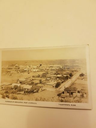 Real Photographic Postcard Panoram Of Geraldton,  West Australia