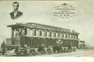 Toledo Oh The Lincoln Funeral Car,  42nd National Encampment G.  A.  R.