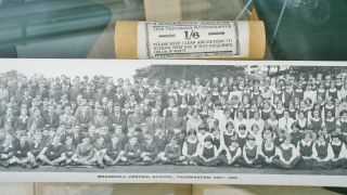 Vintage Roundhill Central School,  Thurmaston B&w Panoramic Photograph Sept 1932